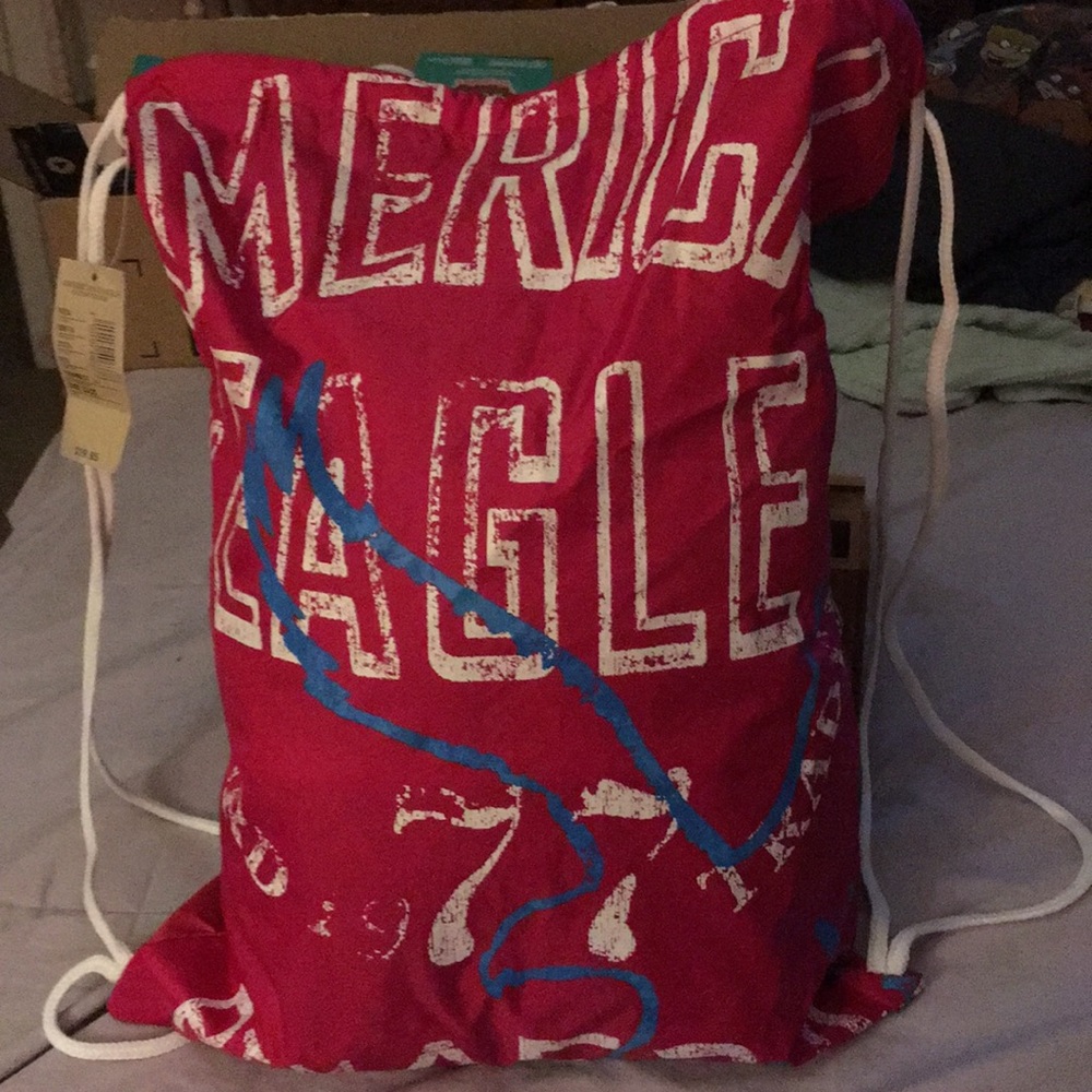 American Eagle Drawstring bag